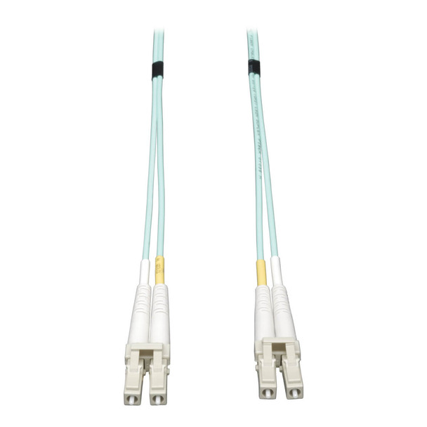 Tripp Lite N820-20N 10Gb Duplex Multimode 50/125 OM3 LSZH Fiber Cable LC/LC Aqua.5M