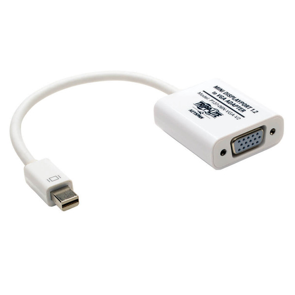 Tripp Lite P137-06N-VGA-V2 Mini Displayport 1.2 to VGA Adapter Converter Mini-DP to VGA 6