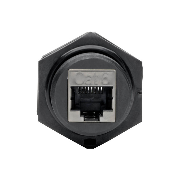 Tripp Lite N206-BC01-IND RJ45 Bulkhead Coupler Cat5/Cat6 F/F Shielded Industrial Dust Cap