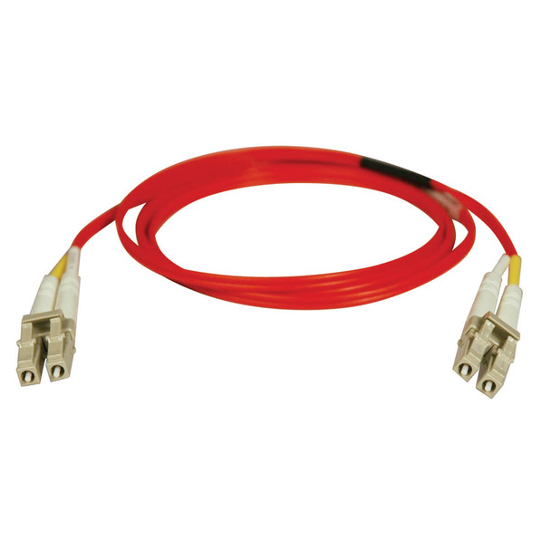 Tripp Lite N320-05M-RD Duplex Multimode 62.5/125 Fiber Optic Patch Cable(Red) LC/LC - 5M (16')