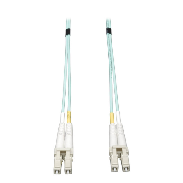 Tripp Lite N820-04M 4M 10Gb Duplex Multimode 50/125 OM3 Fiber Cable LC/LC Aqua 13ft