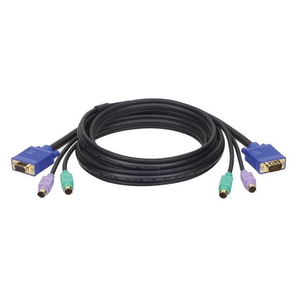 Tripp Lite P753-010 KVM PS/2 Slim Cable Kit for B004-002/4, B005-002/4 & B007-008 - 10'