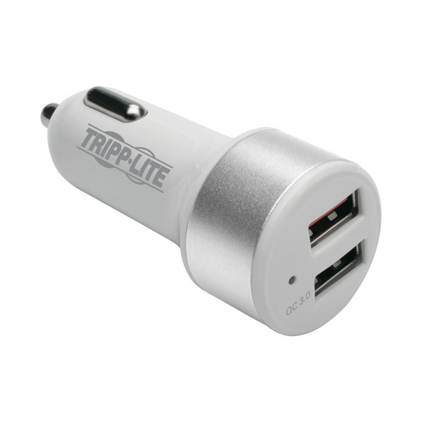 Tripp Lite U280-C02-S-QC3 Dual USB Car Charger w/ Quick Charge 3.0 for Tablets Smartphones