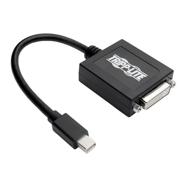 Tripp Lite P137-06N-DVIB Mini DisplayPort to DVI Adapter Converter mDP to DVI M/F 6in 6