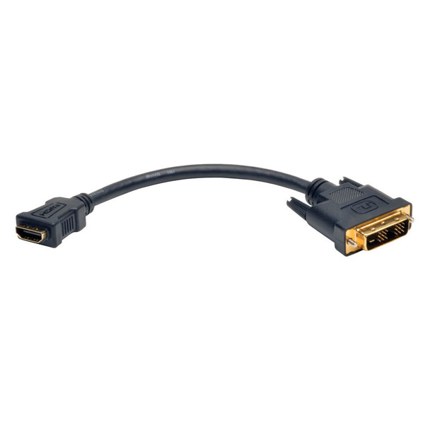 Tripp Lite P130-08N HDMI to DVI Adapter Cable Connector HDMI to DVI-D F/M 8" 8 Inch