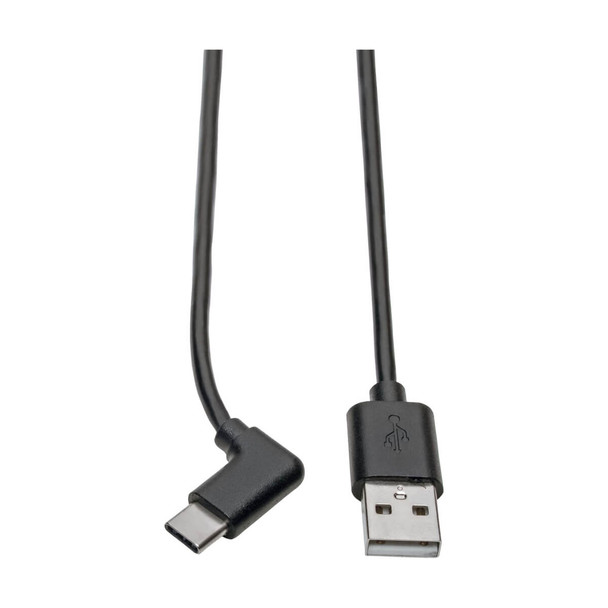 Tripp Lite U038-006-CRA USB 2.0 Hi-Speed Cable A to USB Type C USB C M/M Right-Angle 6ft