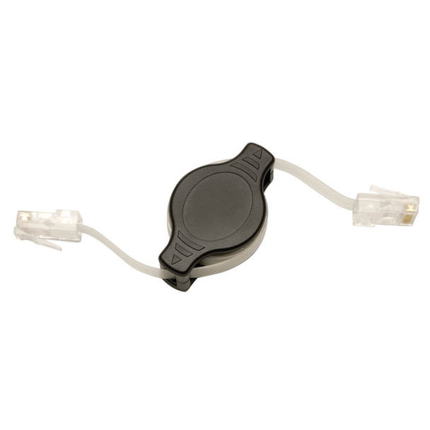 Tripp Lite N009-004-R 4ft Cat5e / Cat5 Retractable Patch Notebook Laptop Cable RJ45 4'