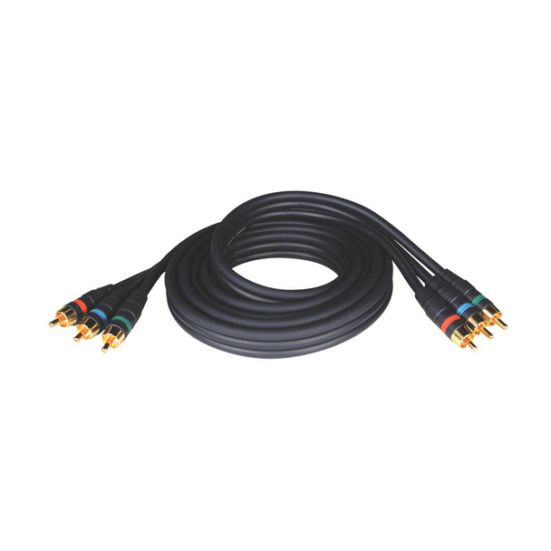 Tripp Lite A008-006 6ft Home Theater Component Video Gold Coax Cable 3 x RCA M/M 6'