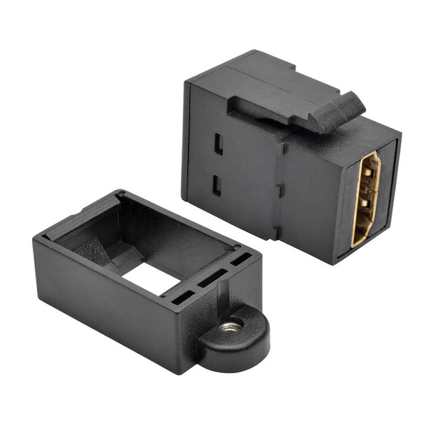 Tripp Lite P164-000-KP-BK HDMI Coupler Keystone Panel Mount All-in-One F/F Black