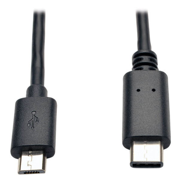 Tripp Lite U040-006-MICRO USB 2.0 Hi-Speed Cable Micro-B Male to USB Type-C Male 6' 6ft
