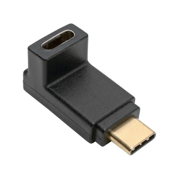 Tripp Lite U420-000-F-UD USB C to USB Type C Adapter Converter Right Angle M/F 10Gbps 3A