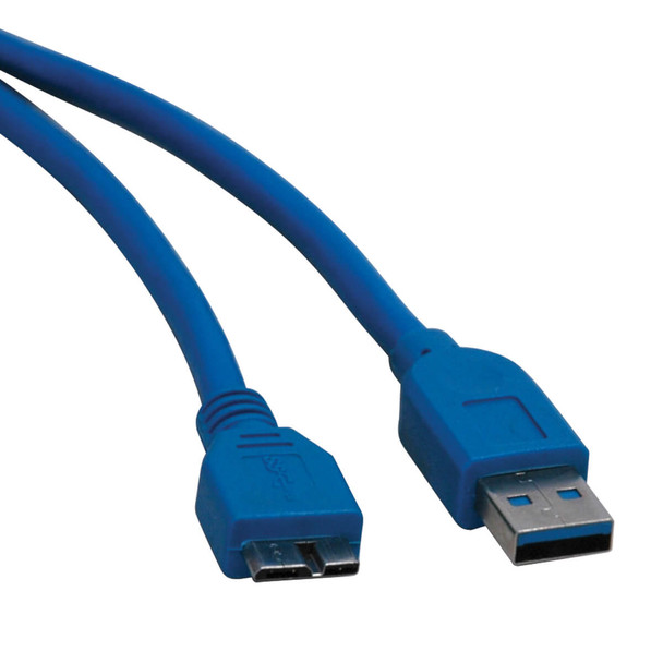 Tripp Lite U326-003 3ft USB 3.0 SuperSpeed Device Cable A Male to Micro B Male 3'