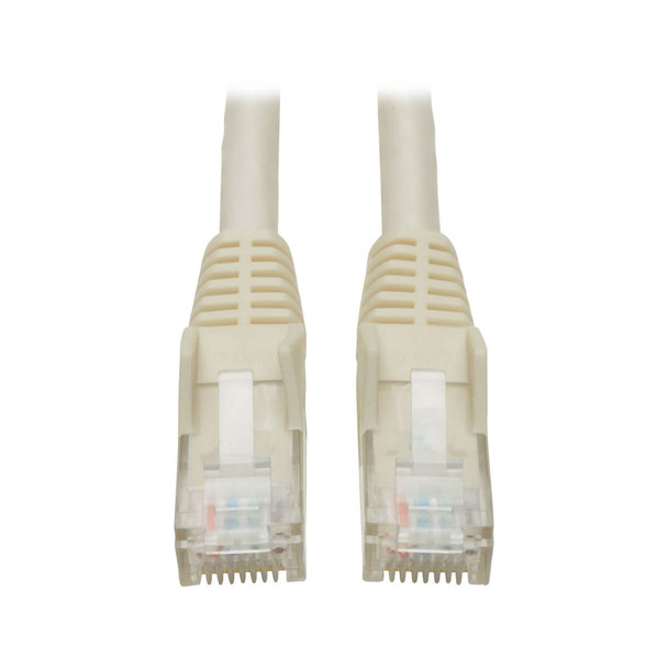 Tripp Lite N201-014-WH 14ft Cat6 Gigabit Snagless Molded Patch Cable RJ45 M/M White 14'