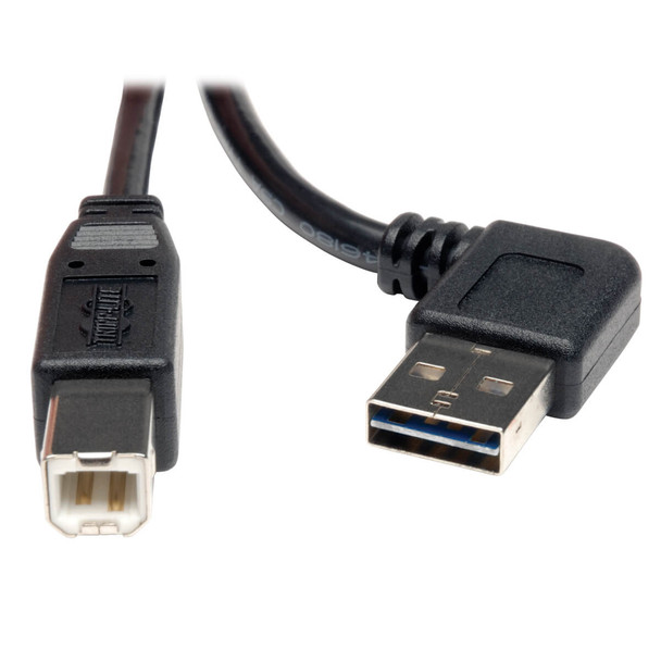 Tripp Lite UR022-006-RA 6ft USB 2.0 Universal Reversible Device Cable Right M/M 6'