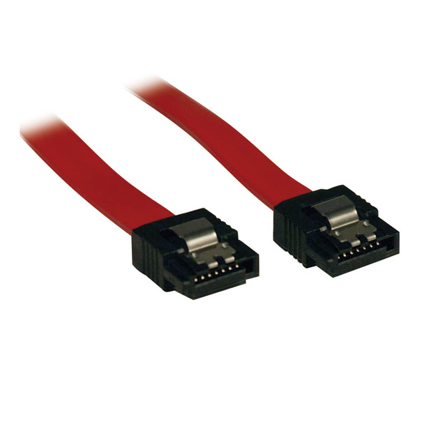 Tripp Lite P940-12I Serial ATA SATA Latching Signal Cable 7Pin / 7Pin M/M 12" 1ft