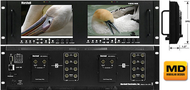 Marshall Electronics V-MD702-3GSDI V-MD702 Pre-Loaded with two MD-3GSDI-A Modules