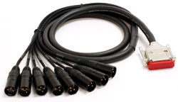Marshall Electronics AP-DB25-XLRM-05 8 Channel Analog Audio Output Cable - 5'
