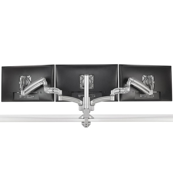 Chief KXC330S KX Column Desk Mount Triple Monitor Arms, Silver