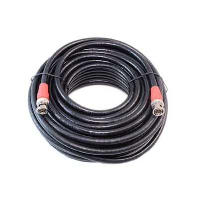 Genustech 50' 12G-SDI UHD (8K) BNC Coax Cable (RG6/18AWG Male to Male, Gold Pin)