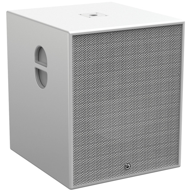 Atlas SW118AI-W Powered 1000W 1x18 in Woofer, Amp Out For Passive sw118XI, White (install)