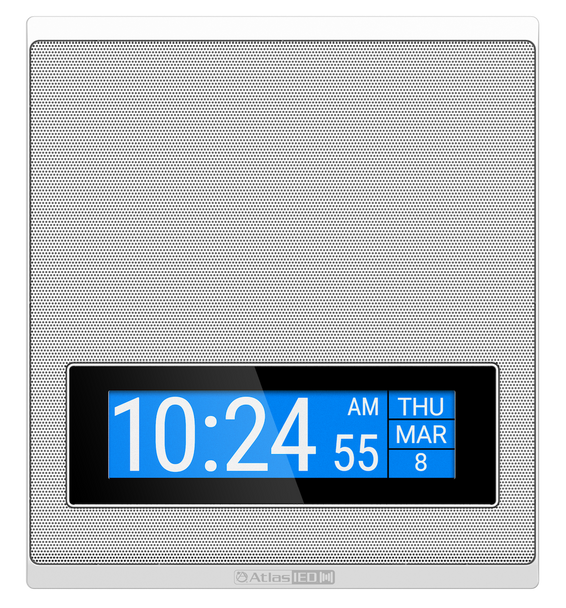 Atlas IP-SDM 8 in In-Wall PoE+ IP Loudspeaker Endpoint with Microphone and LCD Display