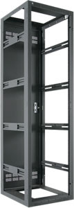 Atlas 540-25 40 Space Rack Unit, Gangable, Adj Rails, inclu Rear Door, 25 in OD