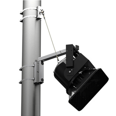 Atlas PM-24-6DOWN-G Pole MNT Adapter Bracket GAL FOR 2-6 in Dia Pole