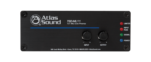Atlas TSD-ML11 1 x 1 Mic/Line Preamp