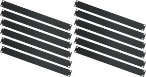 Atlas CB1-BP12 Panel Rec 1R U CRS FLT Black 12PC Black PK