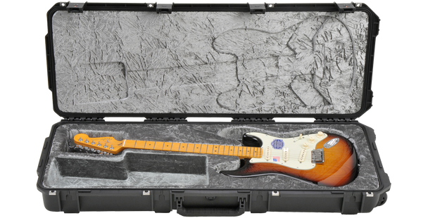 SKB Cases 3I-4214-66 iSeries Guitar Case, Strat/Tele Shaped Interior - TSA Latches, w/wheels