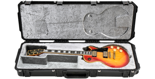 SKB Cases 3I-4214-56 iSeries Guitar Case, LP Type Shaped Interior - TSA Latches, w/wheels