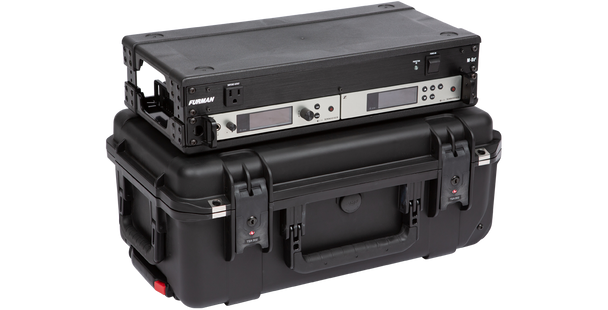 SKB Cases 3i-2011M72U iSeries Case w/Removeable 2U Injection Molded 9 in Deep Rack Cage,TSA Latches, Wheels