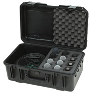 SKB Cases 3I-2011-MC12 iSeries Injection Molded case w/foam for (12) Mics w/storage compartment