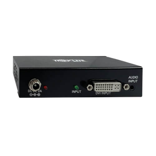 Tripp Lite B116-002A-INT 2-Port DVI Splitter with Audio and Signal Booster, Single-Link