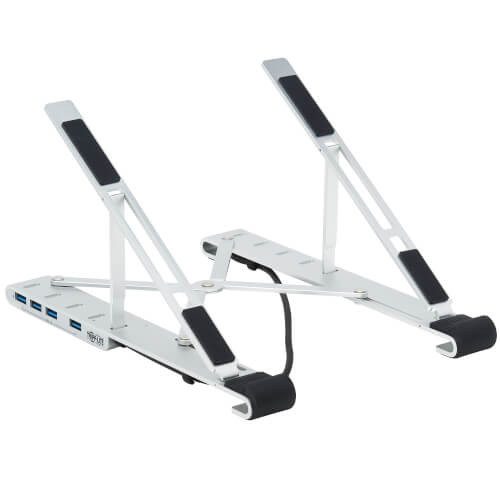 Tripp Lite U460-ST4-4A-C 4-Port USB-C Hub with Laptop Stand - USB 3.2 Gen 1, 4 USB-A Ports