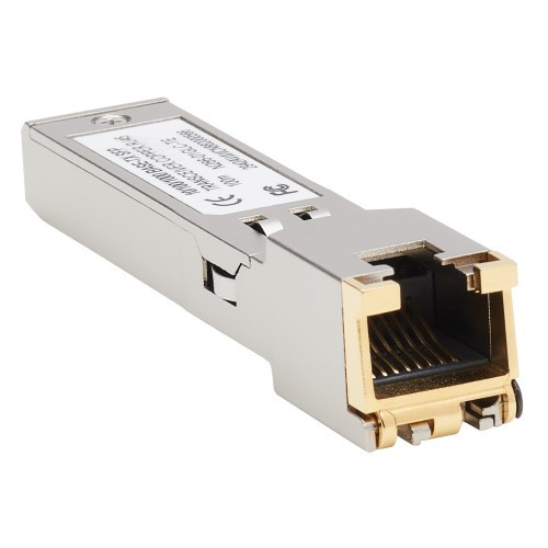 Tripp Lite N286-01GLC-TE Cisco-Compatible GLC-TE SFP Transceiver - 10/100/1000Base-TX, Cat6, 328.08 ft. (100 m)