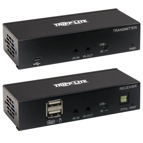 Tripp Lite B127A-1A1-BDBD DisplayPort over Cat6 Extender Kit, KVM Support, USB, 4K