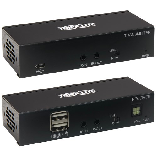 Tripp Lite B127A-1A1-BDBH DisplayPort to HDMI over Cat6 Extender Kit, KVM Support, 4K 60Hz