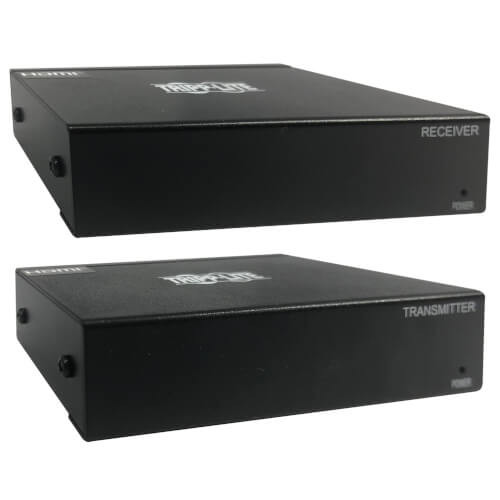 Tripp Lite B127M-101-H HDMI over Cat6 Extender Kit for Medical Environments, 4K60 Hz, HDR, 4:4:4, PoC, 230 ft., TAA