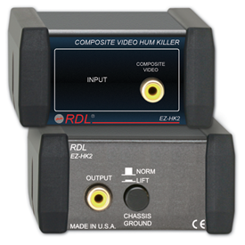 Radio Design Labs EZ-HK2 Composite Video Hum Killer - Pro AV Warehouse