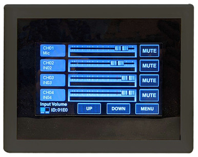 TOA M-800RCTB-AM Remote Control Panel with Touch Display - Pro AV Warehouse