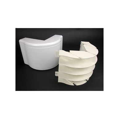 Wiremold 5418FO-WH 5400 Radiused Full Capacity External Elbow Fitting ...