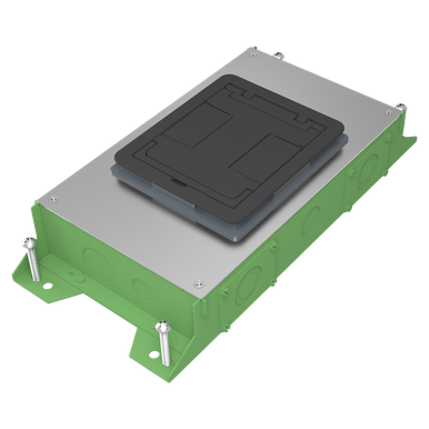 Wiremold RFBA2R30OG RFBA 2-Gang Floor Box - On Grade - Pro AV Warehouse
