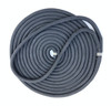 4 X 25'- 12mm (1/2") spliced double braid Nylon Dock Line - Black.