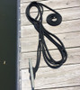30'- 14mm Dock Line double braid Nylon Dock Line spliced - Black.