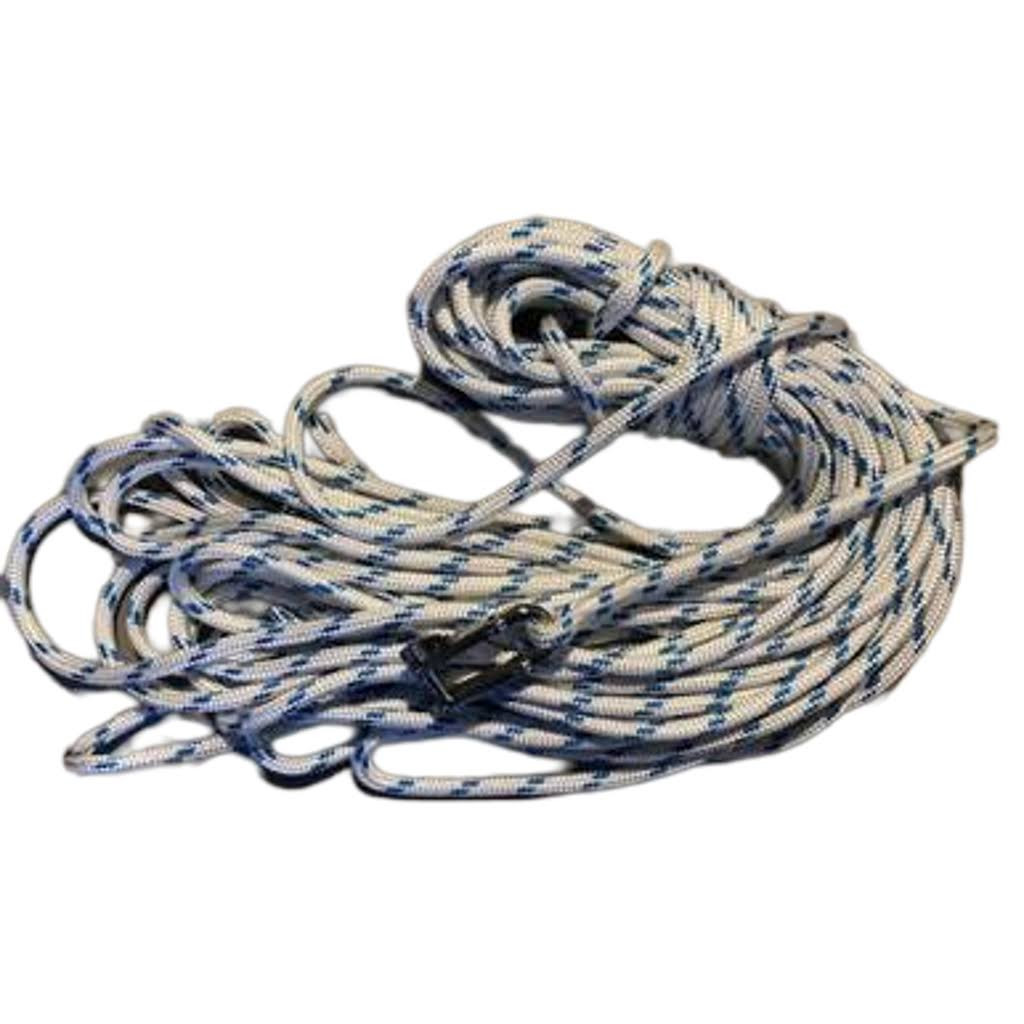 120' - 12mm YachtMaster XS pre-made halyard w/ key pin shackle