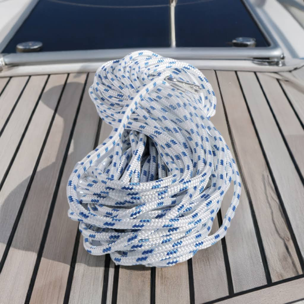 100' - 8mm YachtMaster XS pre-made halyard w/ key pin shackle