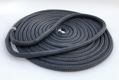 Dock Line 4 X 30'- 14mm  - Black.