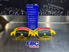 Focus RS mk2 EBC YELLOWSTUFF Front Brake Pads DP42055R
Part number cross reference: 9M51 2K021 BF