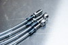 Focus RS mk3 Braided brake lines FOR-4-686
Ford part number cross references: G1FY 2078 AB & AV61 2282 AC